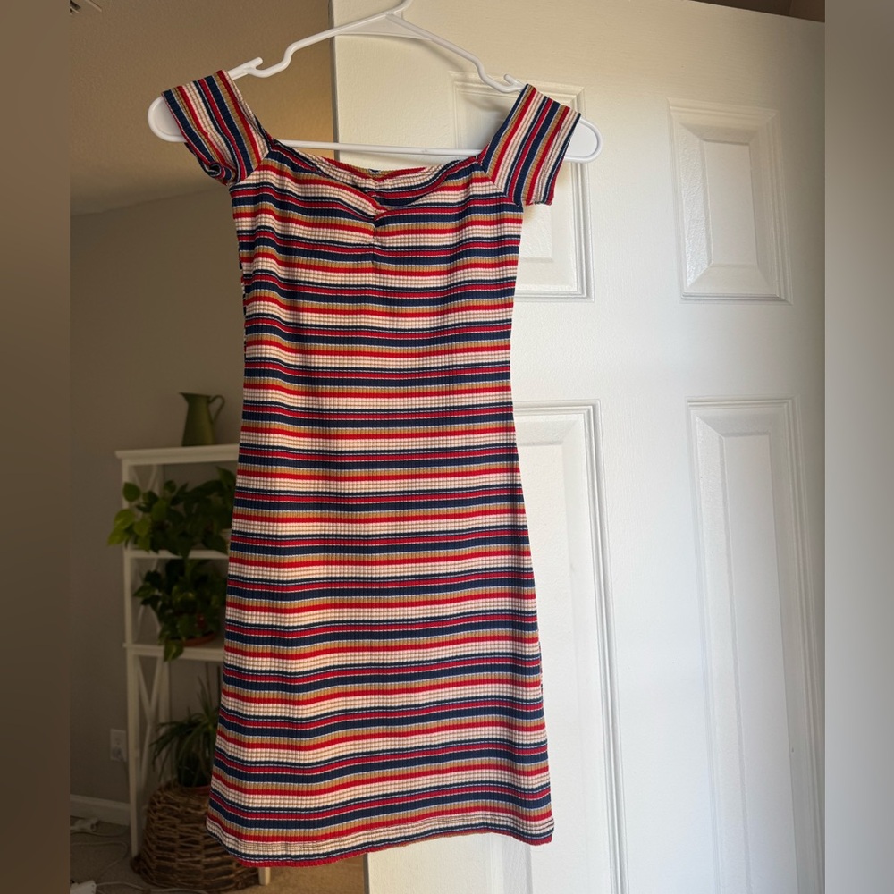Urban Outfitters Multicolor Striped Mini Dress